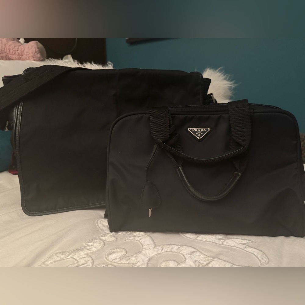 PRADE SHOULDER MESSENGER BAG AND SATCHEL SET 🤩